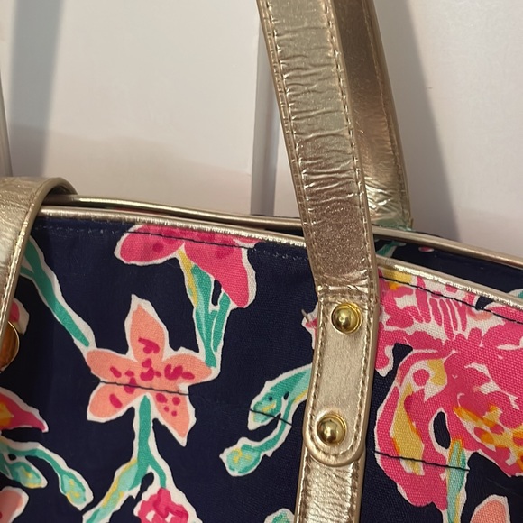 Lilly Pulitzer colorful tote bag - Picture 7 of 13